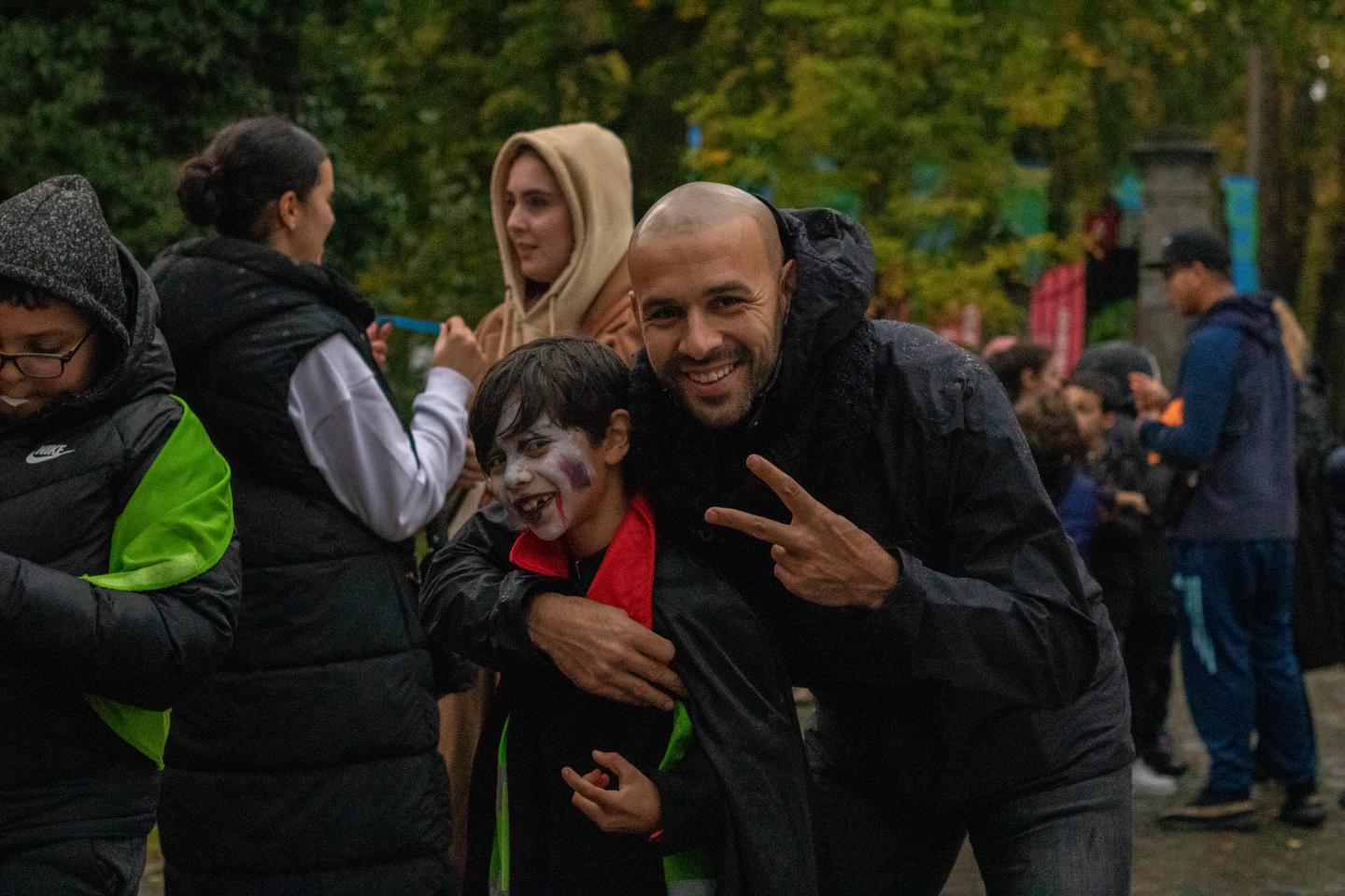 Kras Zuid griezelt tijdens halloweentocht